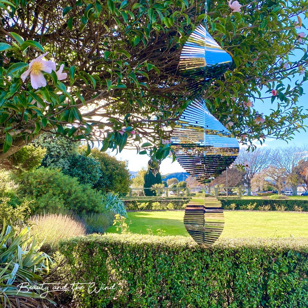 Giant Helix Wind Spinner - Silver - Beauty and the Wind