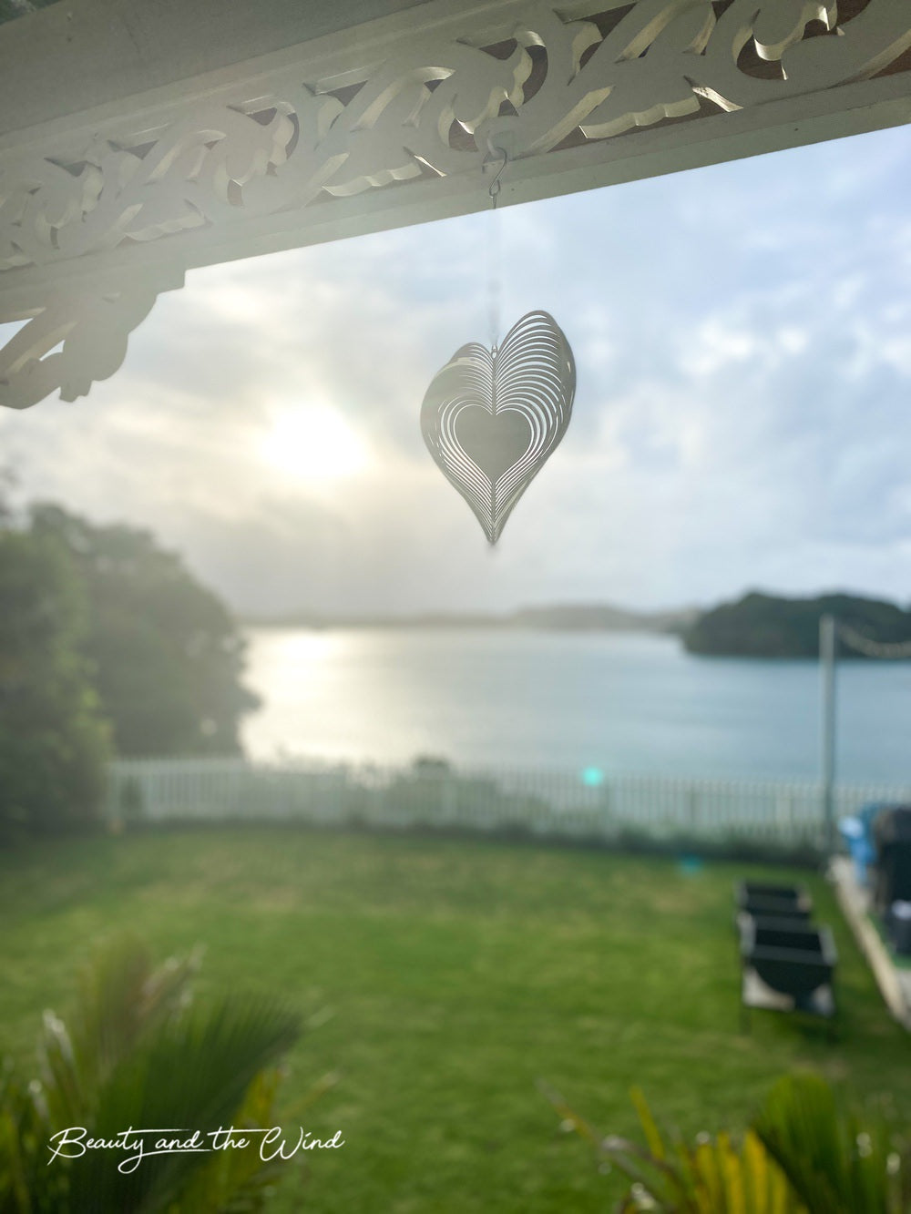 Heart Wind Spinner - Beauty and the Wind