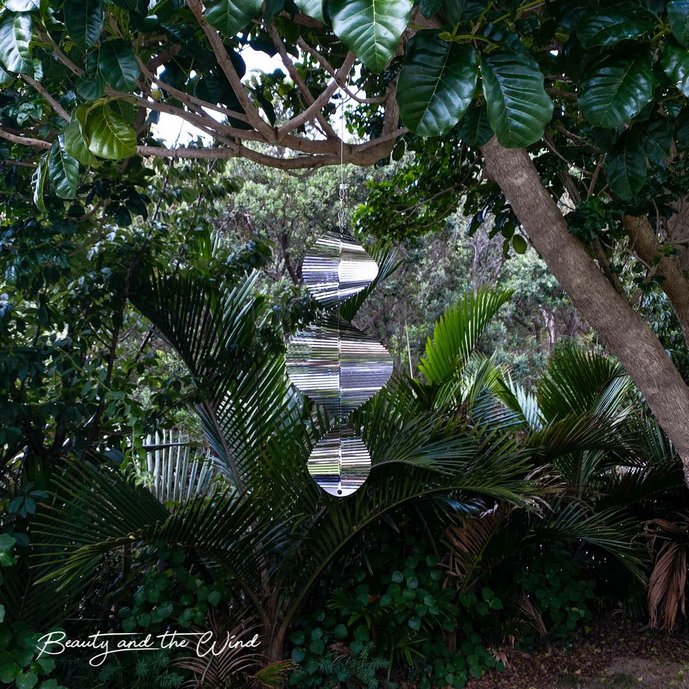 Helix Wind Spinner - Silver - Beauty and the Wind
