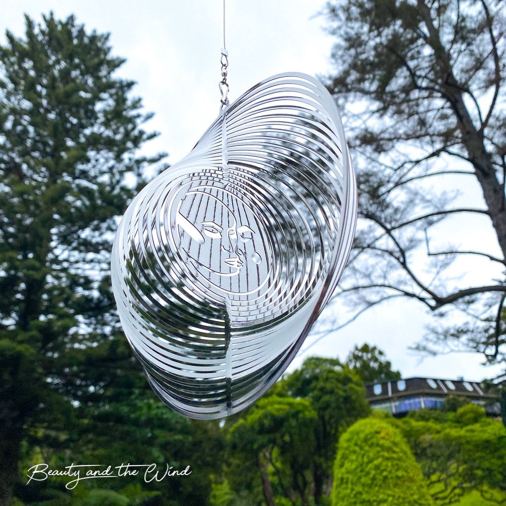 Sun & Moon Wind Spinner - Beauty and the Wind