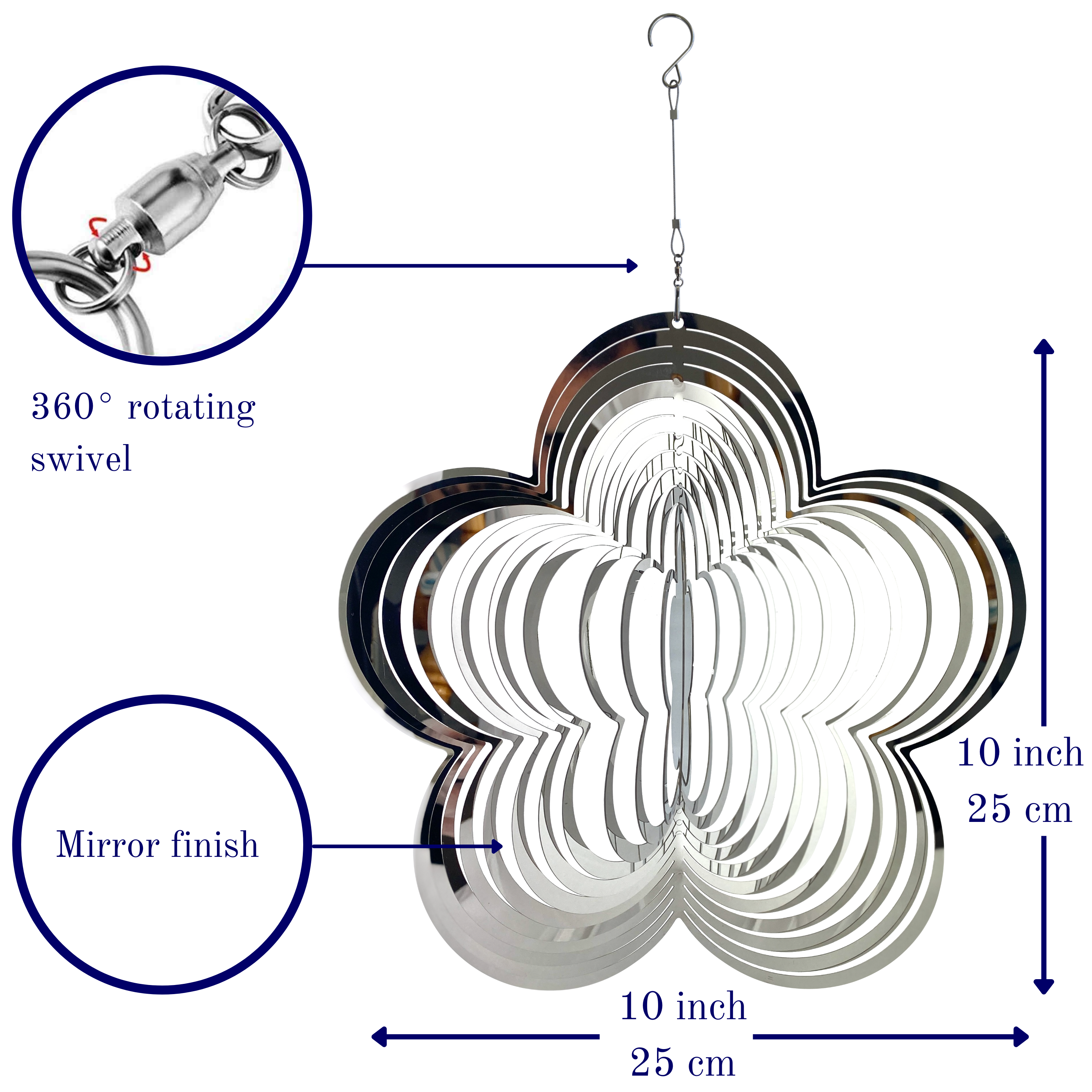 Flower Wind Spinner - Beauty and the Wind