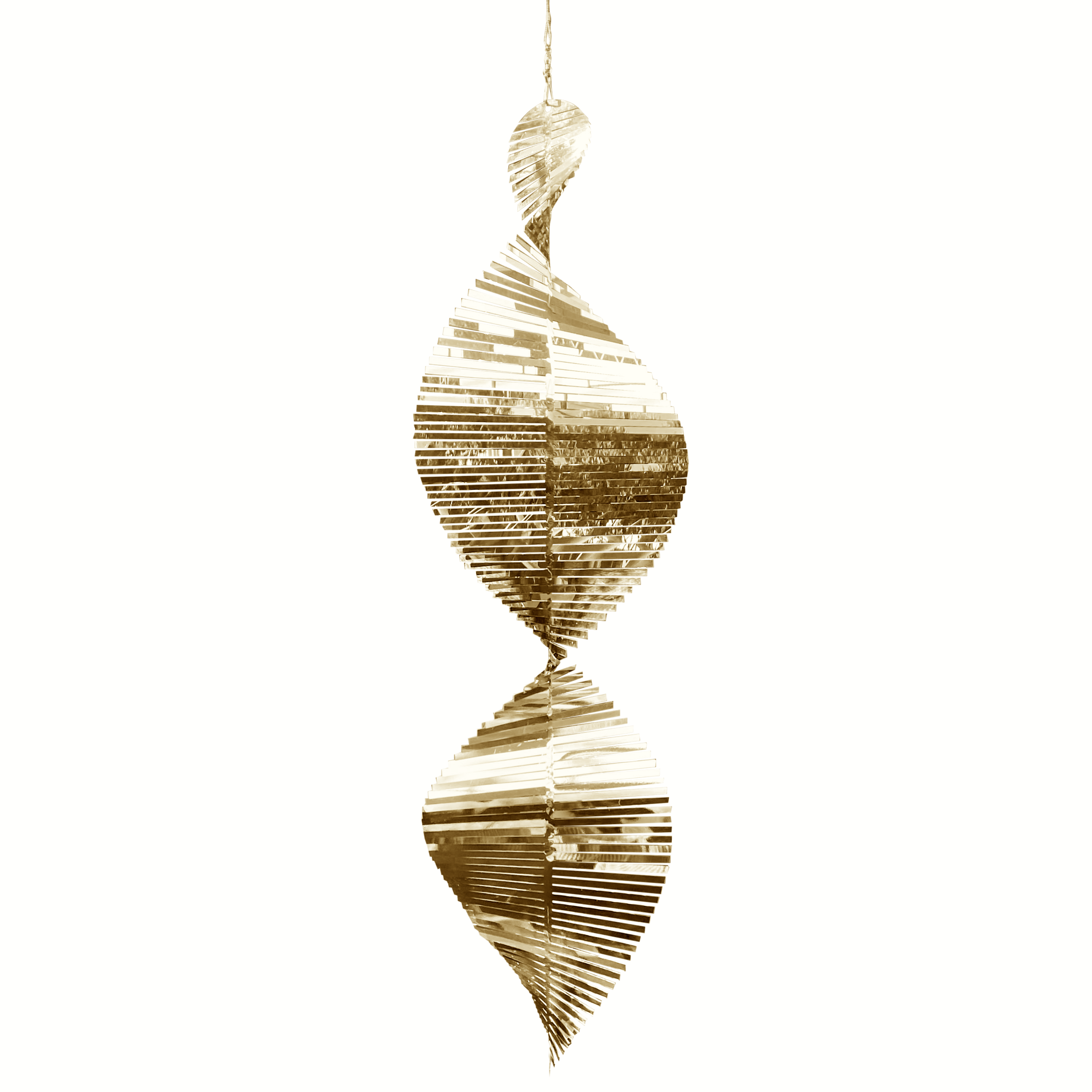 Giant Helix Wind Spinner - White Gold - Beauty and the Wind
