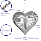 Heart Wind Spinner - Beauty and the Wind