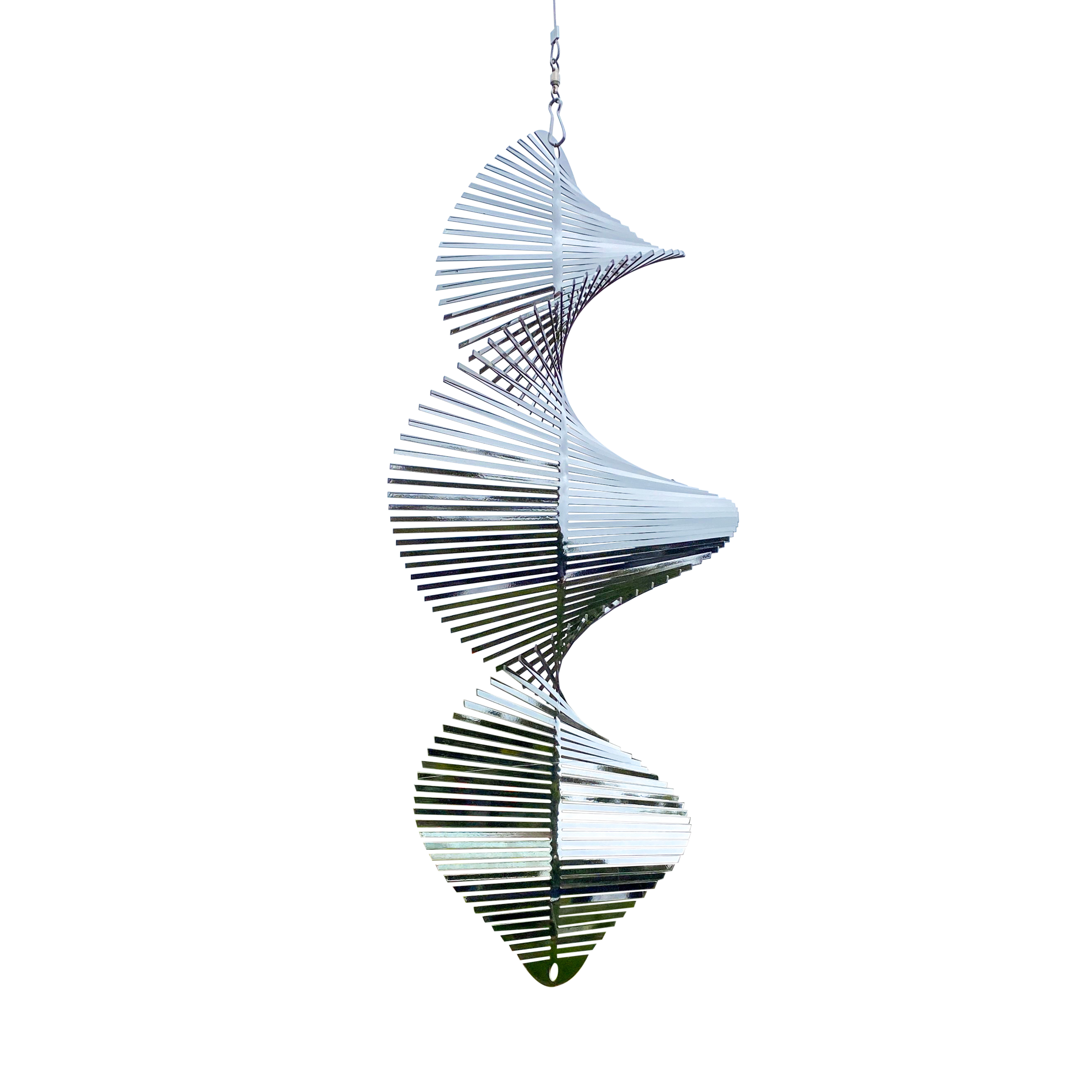 Helix Wind Spinner - Silver - Beauty and the Wind