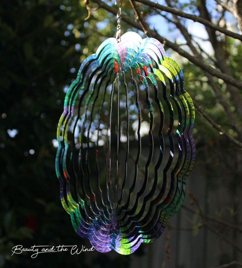 Peacock Wind Spinner - Beauty and the Wind