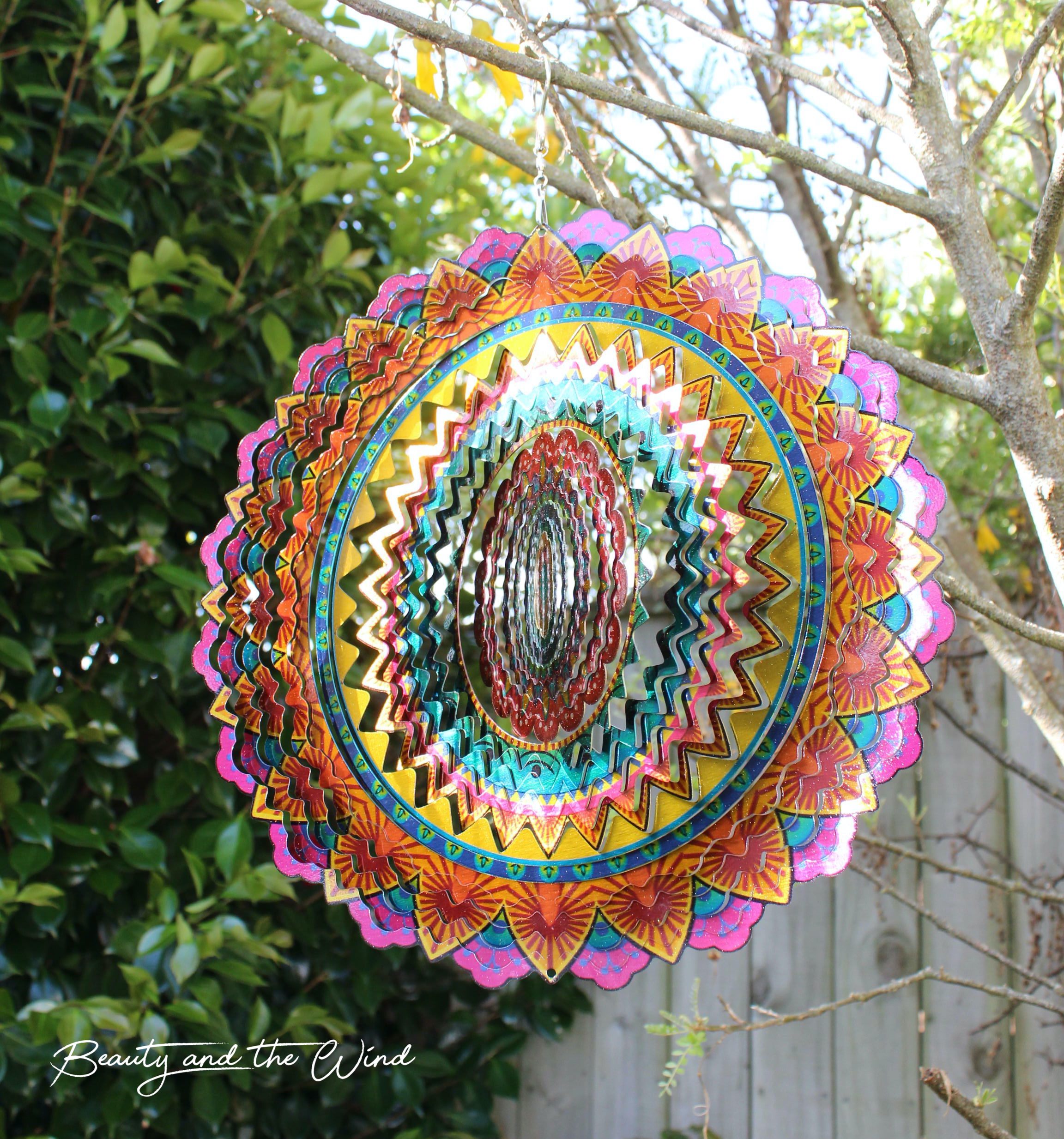 Mandala of Joy Wind Spinner - Beauty and the Wind