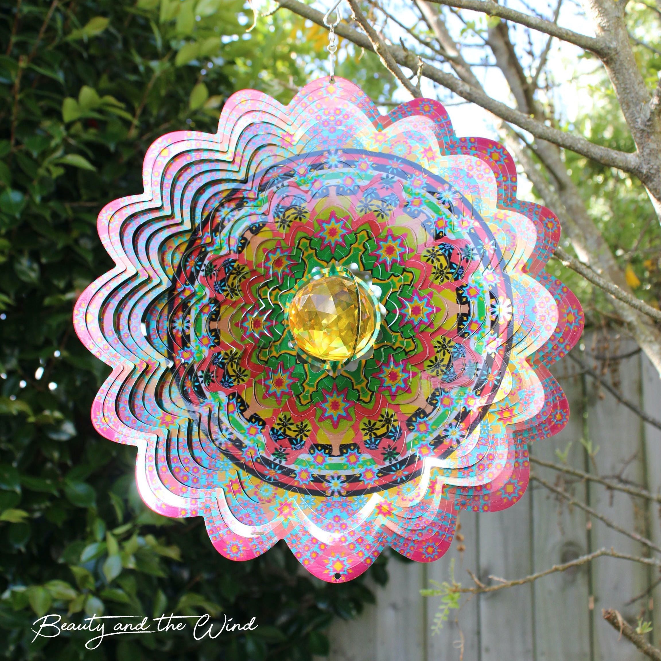 Crystal Mandala Wind Spinner - Beauty and the Wind