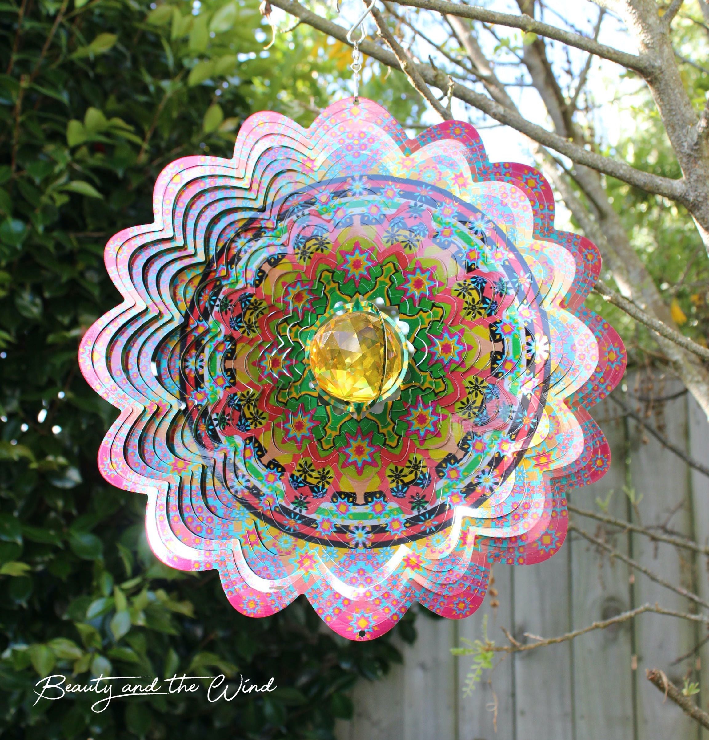 Crystal Mandala Wind Spinner - Beauty and the Wind