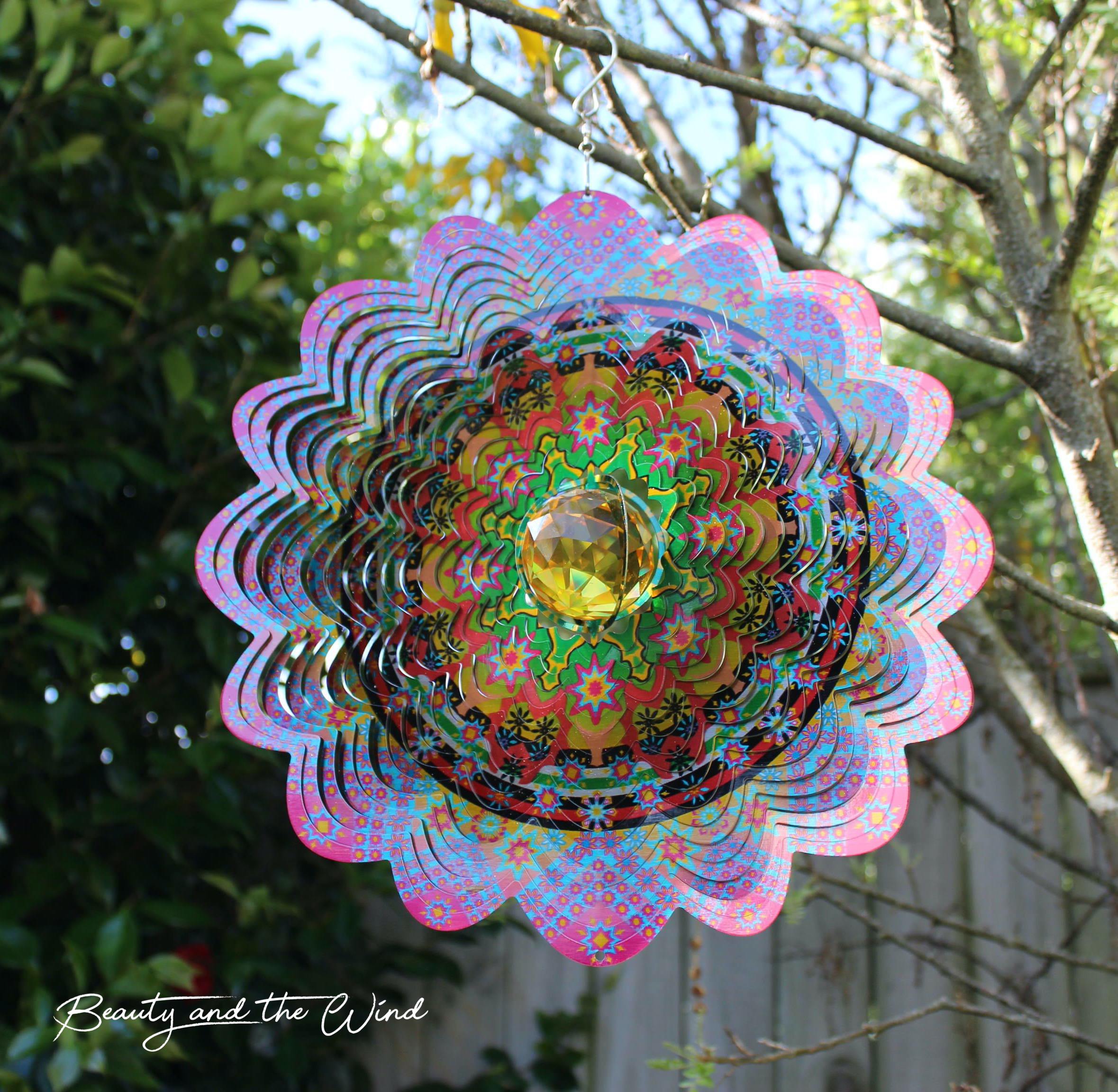 Crystal Mandala Wind Spinner - Beauty and the Wind