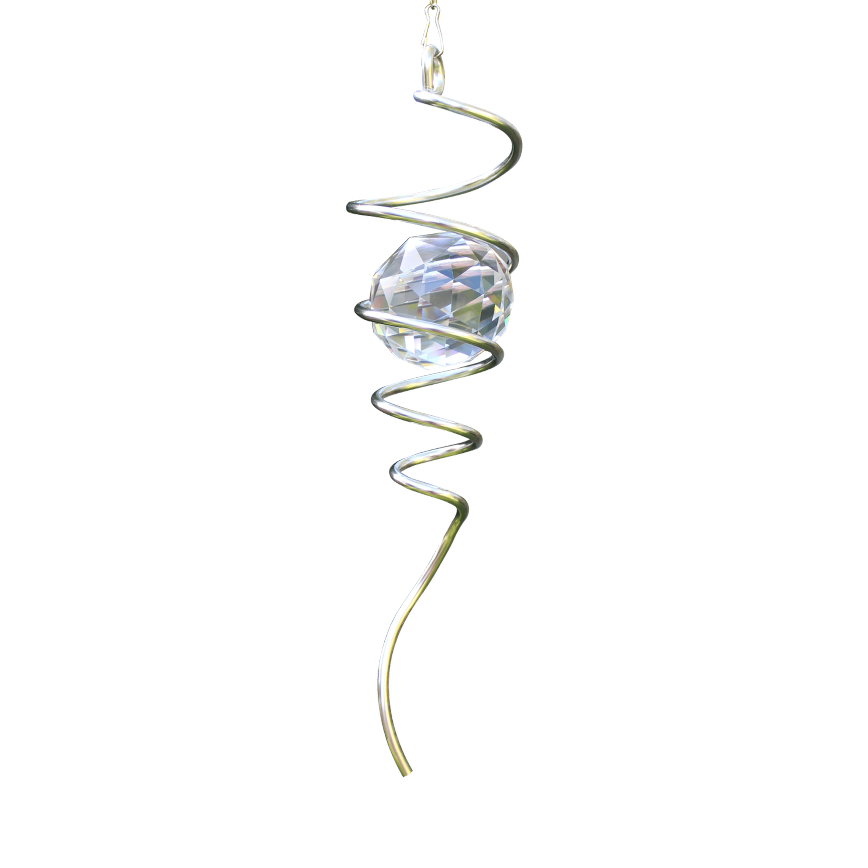 Spiral Weight - Crystal - Beauty and the Wind