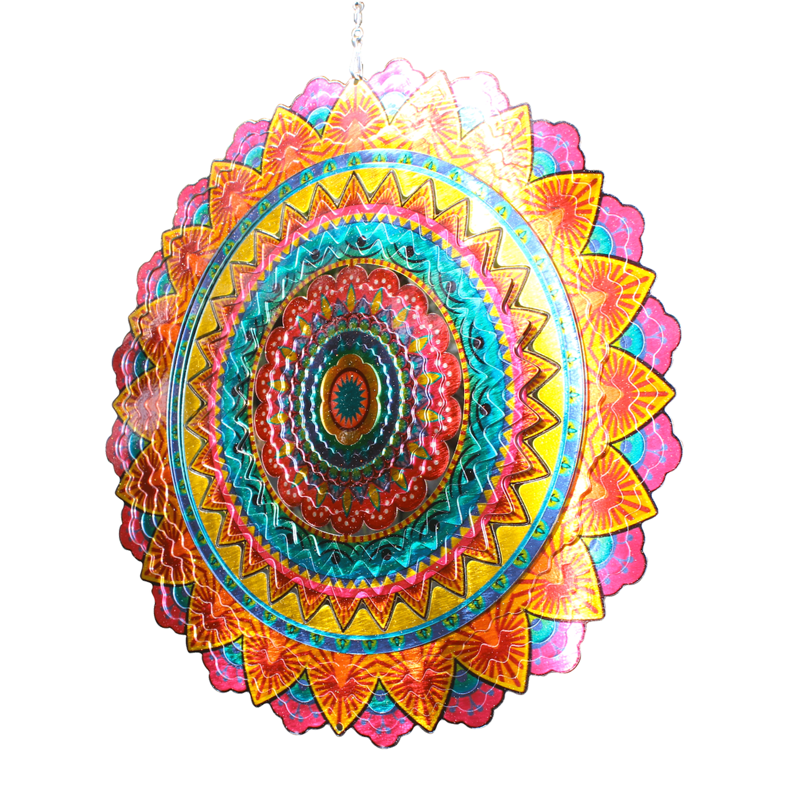 Mandala of Joy Wind Spinner - Beauty and the Wind