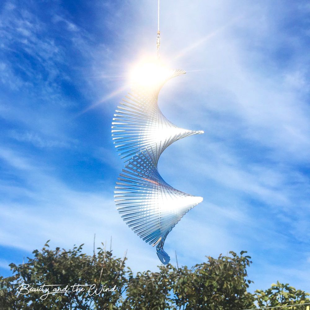 Helix Wind Spinner - Silver - Beauty and the Wind