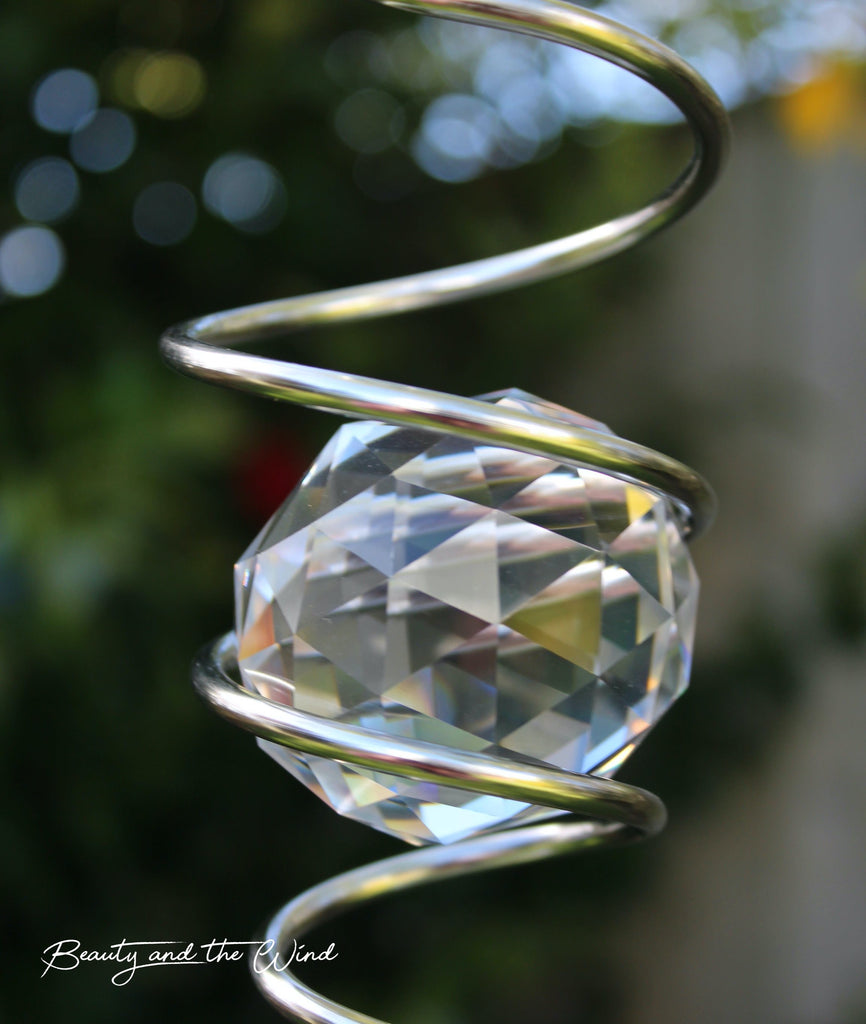 Spiral Weight - Crystal - Beauty and the Wind