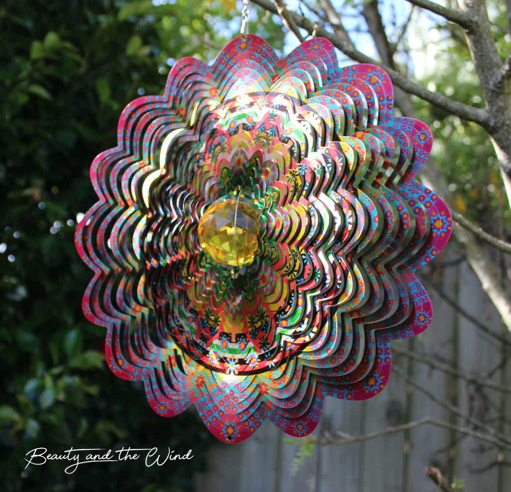 Crystal Mandala Wind Spinner - Beauty and the Wind