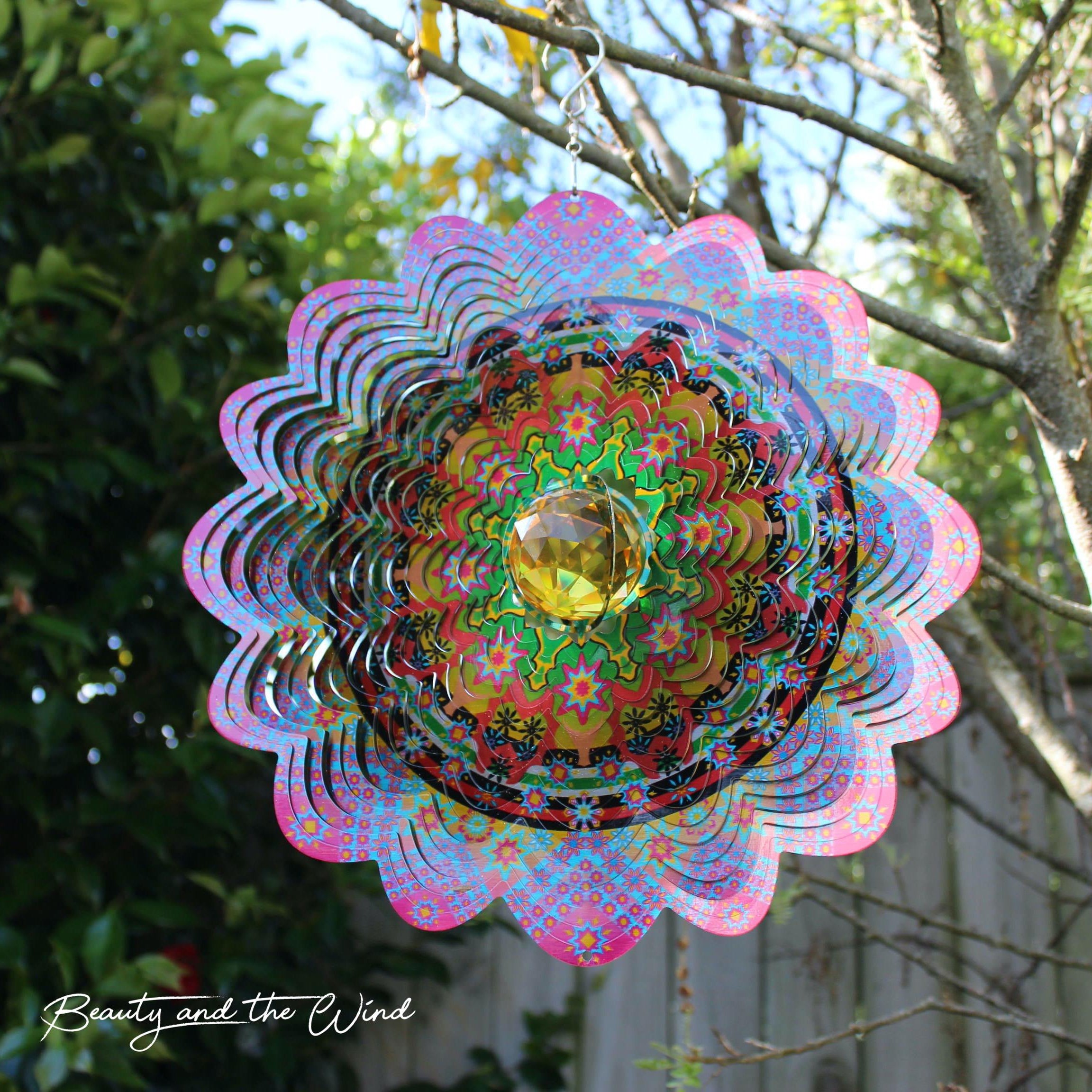 Crystal Mandala Wind Spinner - Beauty and the Wind